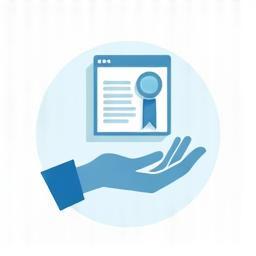 Image d'un diplôme ou de mains expertes, symbolisant l'expertise professionnelle et la qualification.