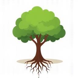 Image d'un arbre fort et sain, représentant la santé et la croissance à long terme.